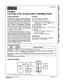 浏览型号FSUSB30的Datasheet PDF文件第1页