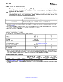 浏览型号TPS73701的Datasheet PDF文件第2页