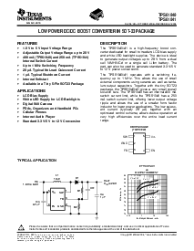 浏览型号TPS61040的Datasheet PDF文件第1页