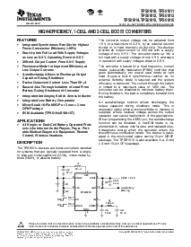 浏览型号TPS61015的Datasheet PDF文件第1页