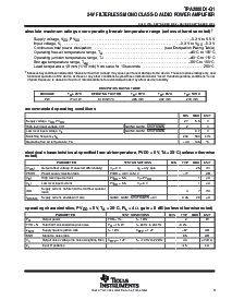 浏览型号TPA2000D1-Q1的Datasheet PDF文件第3页