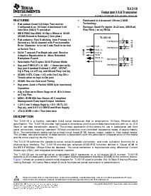 浏览型号TLK2201B的Datasheet PDF文件第1页