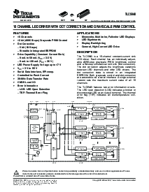 浏览型号TLC5940的Datasheet PDF文件第1页