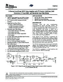 浏览型号THS7313的Datasheet PDF文件第1页