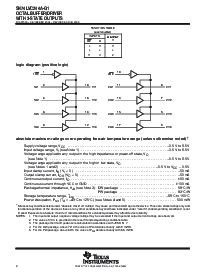 浏览型号SN74LVC244A-Q1的Datasheet PDF文件第2页