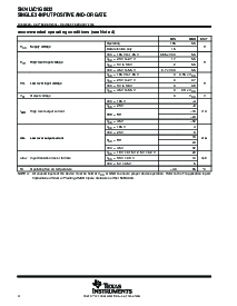 浏览型号SN74LVC1G0832的Datasheet PDF文件第4页