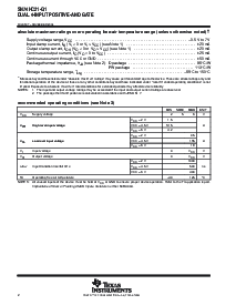 浏览型号SN74HC166A-EP的Datasheet PDF文件第2页