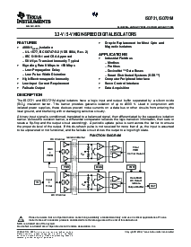 浏览型号ISO721的Datasheet PDF文件第1页