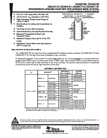 浏览型号CD74HC191的Datasheet PDF文件第1页