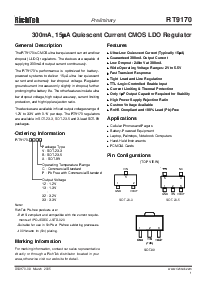 浏览型号RT9169的Datasheet PDF文件第1页