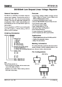 浏览型号RT9161A的Datasheet PDF文件第1页