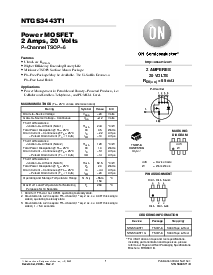 浏览型号NTGS4111P的Datasheet PDF文件第1页