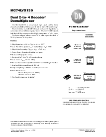 浏览型号MC74HC4066的Datasheet PDF文件第1页