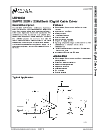 浏览型号LMH0002的Datasheet PDF文件第1页