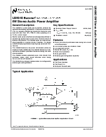 浏览型号LM4940的Datasheet PDF文件第1页