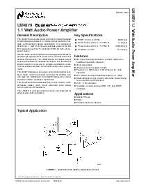 浏览型号LM4879的Datasheet PDF文件第1页