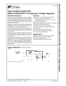 浏览型号LM2575HV的Datasheet PDF文件第1页