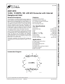 浏览型号ADC12010的Datasheet PDF文件第1页