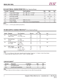 浏览型号IS63WV1024BLL的Datasheet PDF文件第4页