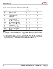 浏览型号IS63WV1024BLL的Datasheet PDF文件第8页