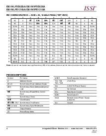 浏览型号IS62C256AL的Datasheet PDF文件第4页