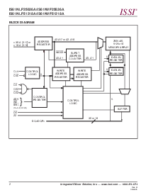 浏览型号IS61LPS12832A的Datasheet PDF文件第2页