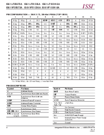 浏览型号IS61LF51236A的Datasheet PDF文件第4页