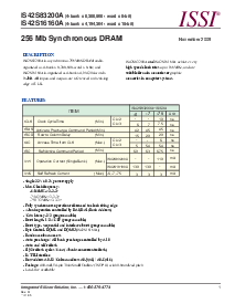 浏览型号IS42S16160A的Datasheet PDF文件第1页