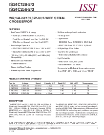 浏览型号IS24C64A的Datasheet PDF文件第1页