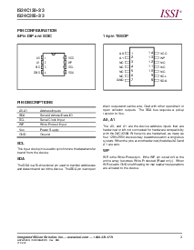 浏览型号IS24C02B的Datasheet PDF文件第3页