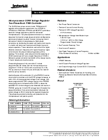 浏览型号ISL6562CB的Datasheet PDF文件第1页