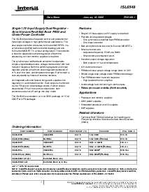 浏览型号ISL6549CAZA的Datasheet PDF文件第1页