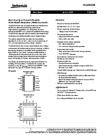 浏览型号ISL6522CB的Datasheet PDF文件第1页