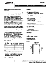浏览型号ISL6224CA的Datasheet PDF文件第1页