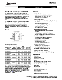 浏览型号ISL12028IBZ的Datasheet PDF文件第1页