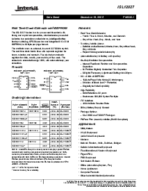 浏览型号ISL12027IB27Z的Datasheet PDF文件第1页