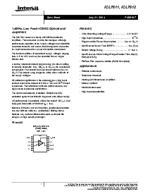 浏览型号ICL7612DCPA的Datasheet PDF文件第1页