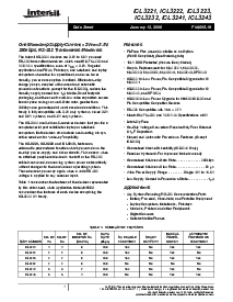 浏览型号ICL3232CBZ的Datasheet PDF文件第1页