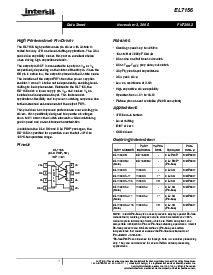 浏览型号EL7156CSZ-T7的Datasheet PDF文件第1页