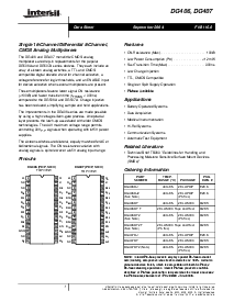 浏览型号DG406DYZ的Datasheet PDF文件第1页