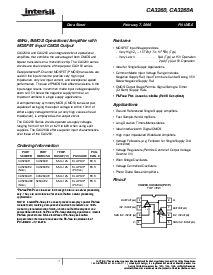 浏览型号CA3260EZ的Datasheet PDF文件第1页