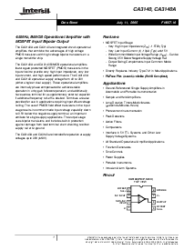 浏览型号CA3140AMZ96的Datasheet PDF文件第1页