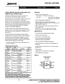 浏览型号CA3130MZ96的Datasheet PDF文件第1页