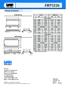 浏览型号IMP5226CDWP的Datasheet PDF文件第6页