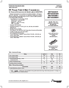 浏览型号MRF9060LR1的Datasheet PDF文件第1页