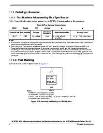 浏览型号MPC7455ECS04AD的Datasheet PDF文件第4页