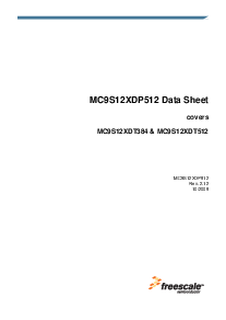 浏览型号MC9S12XDP512的Datasheet PDF文件第3页