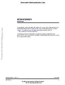 浏览型号MC68HC908QF4的Datasheet PDF文件第3页