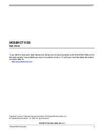 浏览型号MC68HC711D3的Datasheet PDF文件第3页