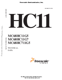 浏览型号MC68HC711G5的Datasheet PDF文件第1页